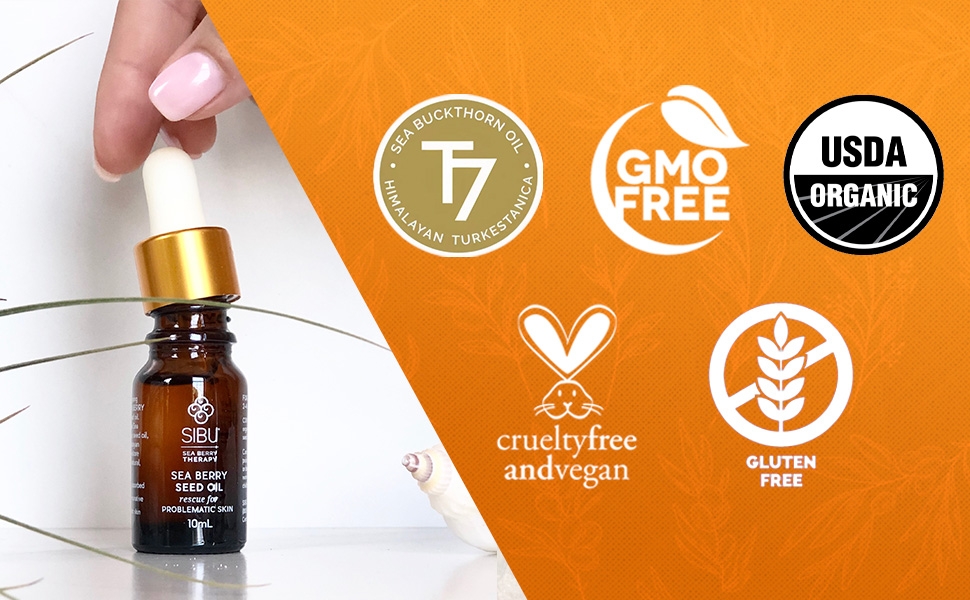 Sibu Sea Buckthorn Seed Oil Supports soft smooth and healthy skin