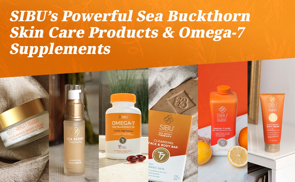 Sibu omega 7 Pure Sea buckthorn Juice healthy skin hair and nails