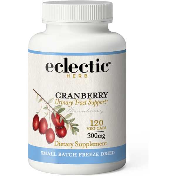 Eclectic Institute Whole Organic U.S.-Grown Freeze-Dried Cranberry Supplement | 120 CT