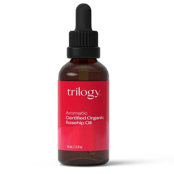 Trilogy Aromatic Certified Organic Rosehip Oil for Face, 1.5 Fl Oz – Hydrate & Repair Skin to Reduce Stretch Marks, Scars, Fine Lines & Wrinkles