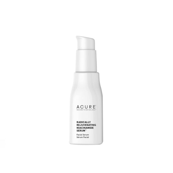 Acure Radically Rejuvenating Starter Kit – 100% Vegan – Includes Radically Rejuvenating Cleansing Cream, Whipped Night Cream, Eye Cream, and Niacinamide Serum – Age Performance Skin Care