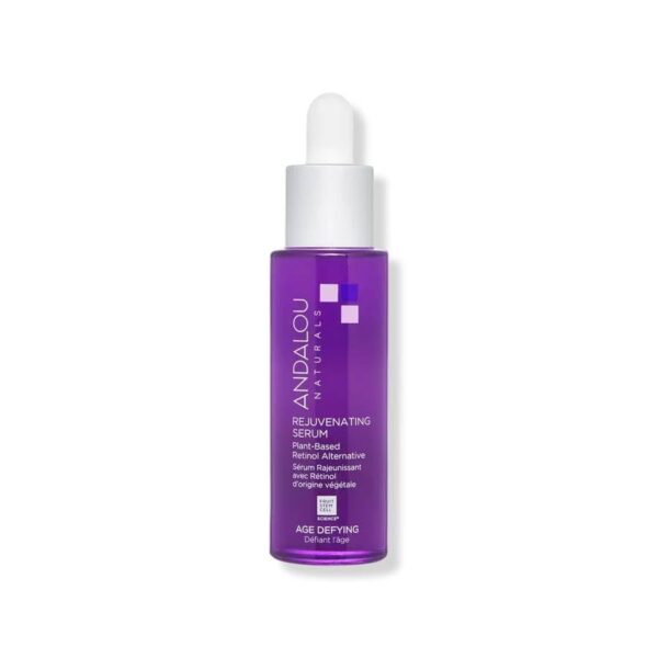 Andalou Naturals Rejuvenating Serum with Plant Based Retinol, 1 Oz