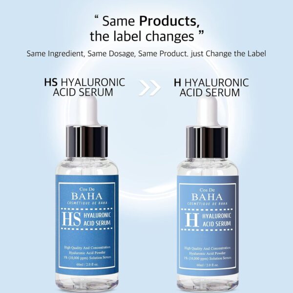 Pure Hyaluronic Acid 1% Powder Serum for Face 10,000ppm – Fine Line + Intense Hydration + facial moisturizer + Visibly Plumped Skin 8 Fl Oz