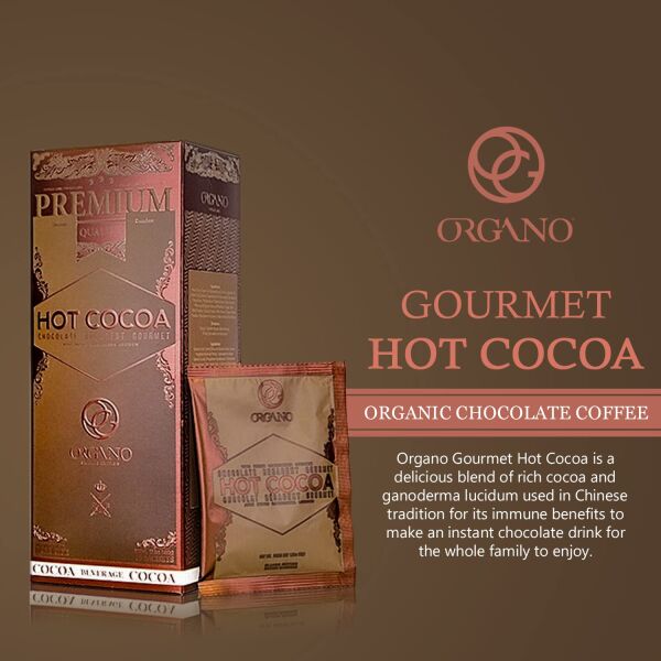 Organo Gold Premium Hot Cocoa Hot Chocolate With Organic Ganoderma Lucidum – US Packaging (2)