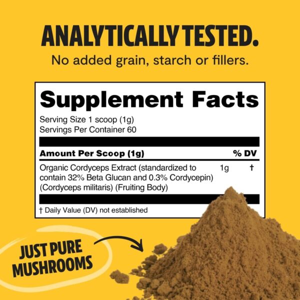 FreshCap Ultimate Mushroom Complex Powder – Lions Mane, Reishi, Cordyceps, Chaga, Turkey Tail, Maitake Supplements – for