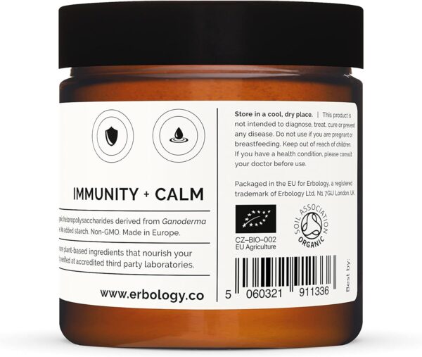 100% Organic Reishi Mushroom Powder 50 Servings – 21% Beta-glucans – Immunity Support – Ganoderma Lucidum – Small Batch –