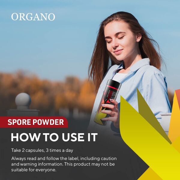 Organo OGX Spore Powder – Support Good Health – Ganoderma lucidum – Organic Reishi Mushrooms – Maximize Potency- 45 Servings