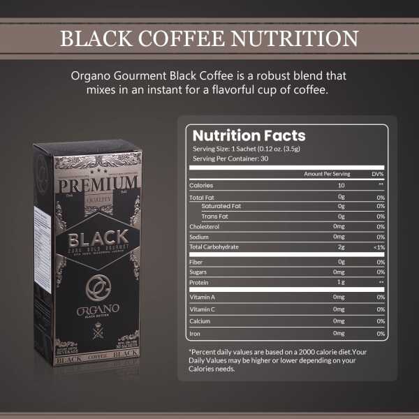 ORGANO Combo Pack 1 Box Black Coffee And 1 Box Cafe Latte, 100% Cetified Organic Gourmet Coffee.