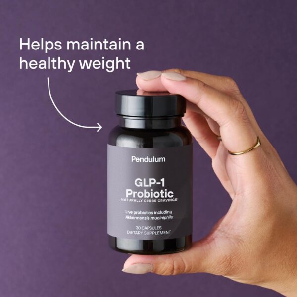 GLP-1 Probiotic – 500M AFU Multi-Strain Probiotic + Prebiotic, Helps Naturally Curb Cravings and Appetite, Delayed Release,