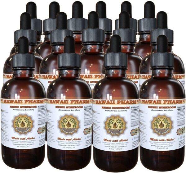 Reishi Liquid Extract – Tonic of Emperors, Organic Reishi Mushroom (Ganoderma Lucidum) Tincture, Herbal Supplement, Hawaii