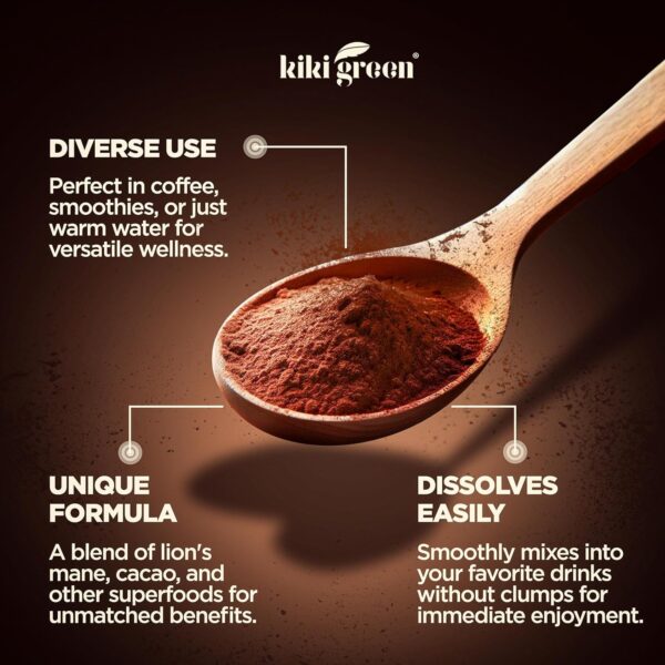 SHROOMO: Mushroom Coffee Alternative | Master Blend of Lion’s Mane, Ashwagandha for Mental Clarity, Energy & Focus, Maca Root,