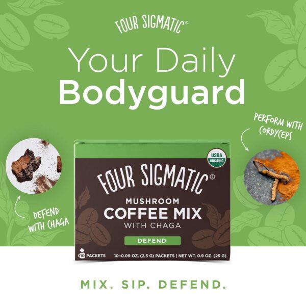 Four Sigmatic Lion’s Mane Mushroom Elixir with Organic Instant Coffee Powder