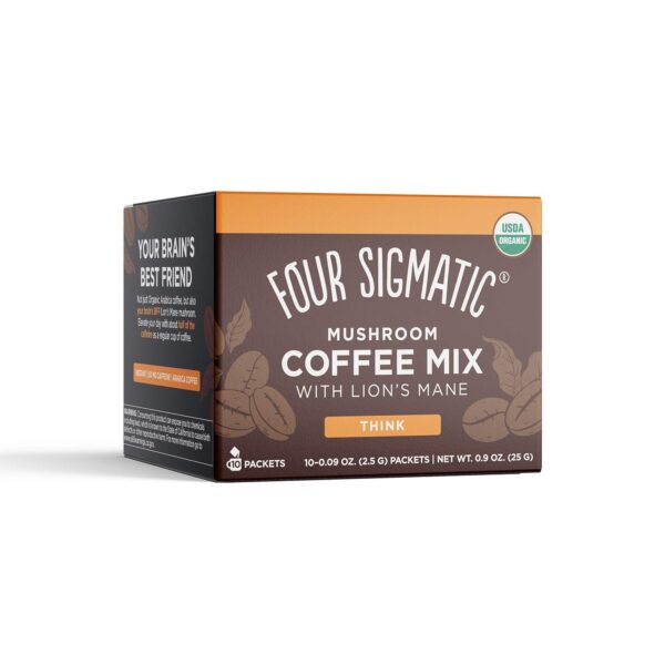 Four Sigmatic Chaga Mushroom Elixir, Organic Chaga Mushroom Powder, Pack of 20 & Mashroom Instant Coffee, Organic and Fair Trade