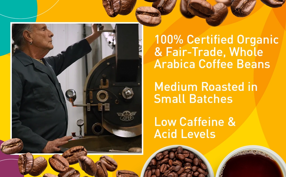 Arabica robusta bean roast flavor balance aroma taste chocolate caffeine sugar oil rich acidity acid