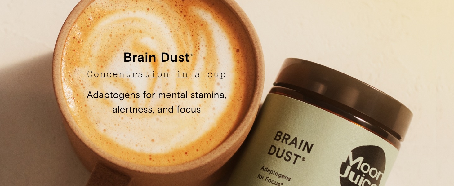 Brain dust mental stamina alertness focus adaptogens for focus moon juice alert awake 