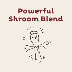 Powerful mushroom coffee blend.