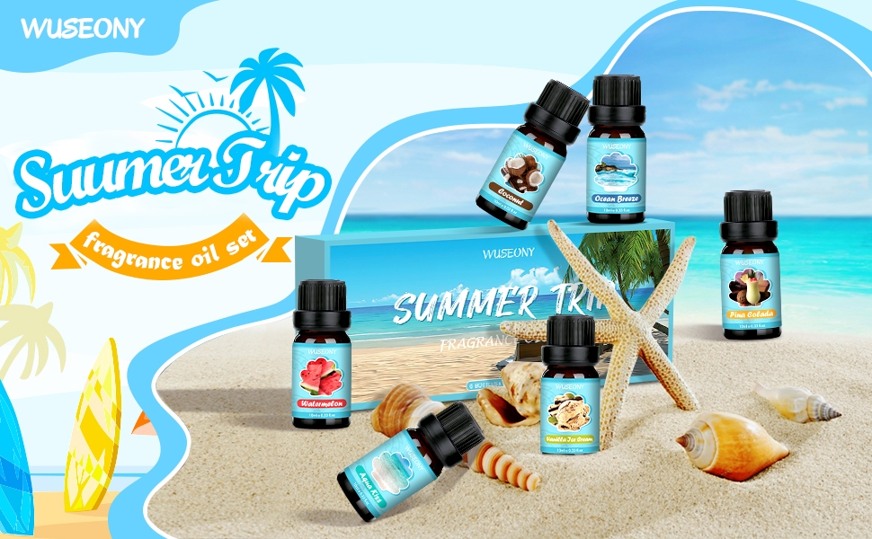 Summer Fragrance Oils Set